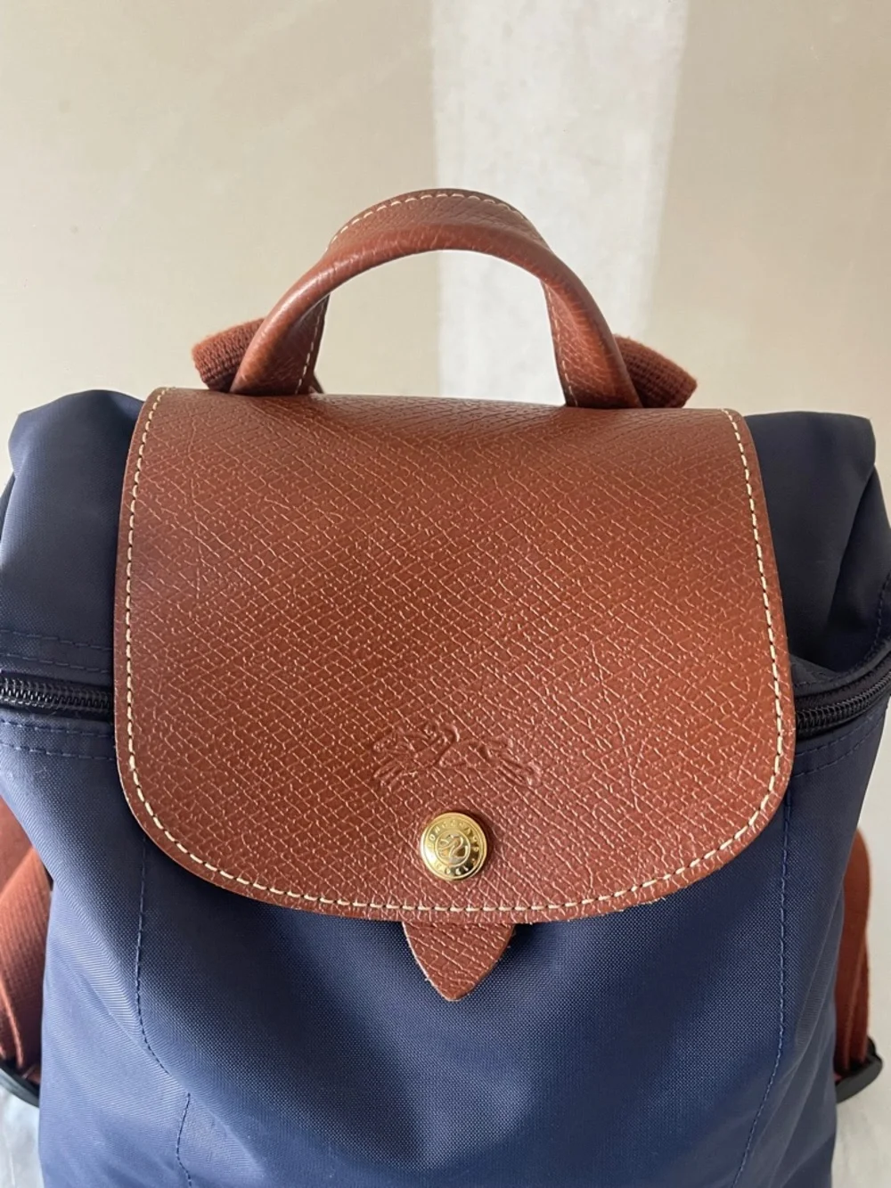 Longchamp Le Pilage Backpack Navy 10